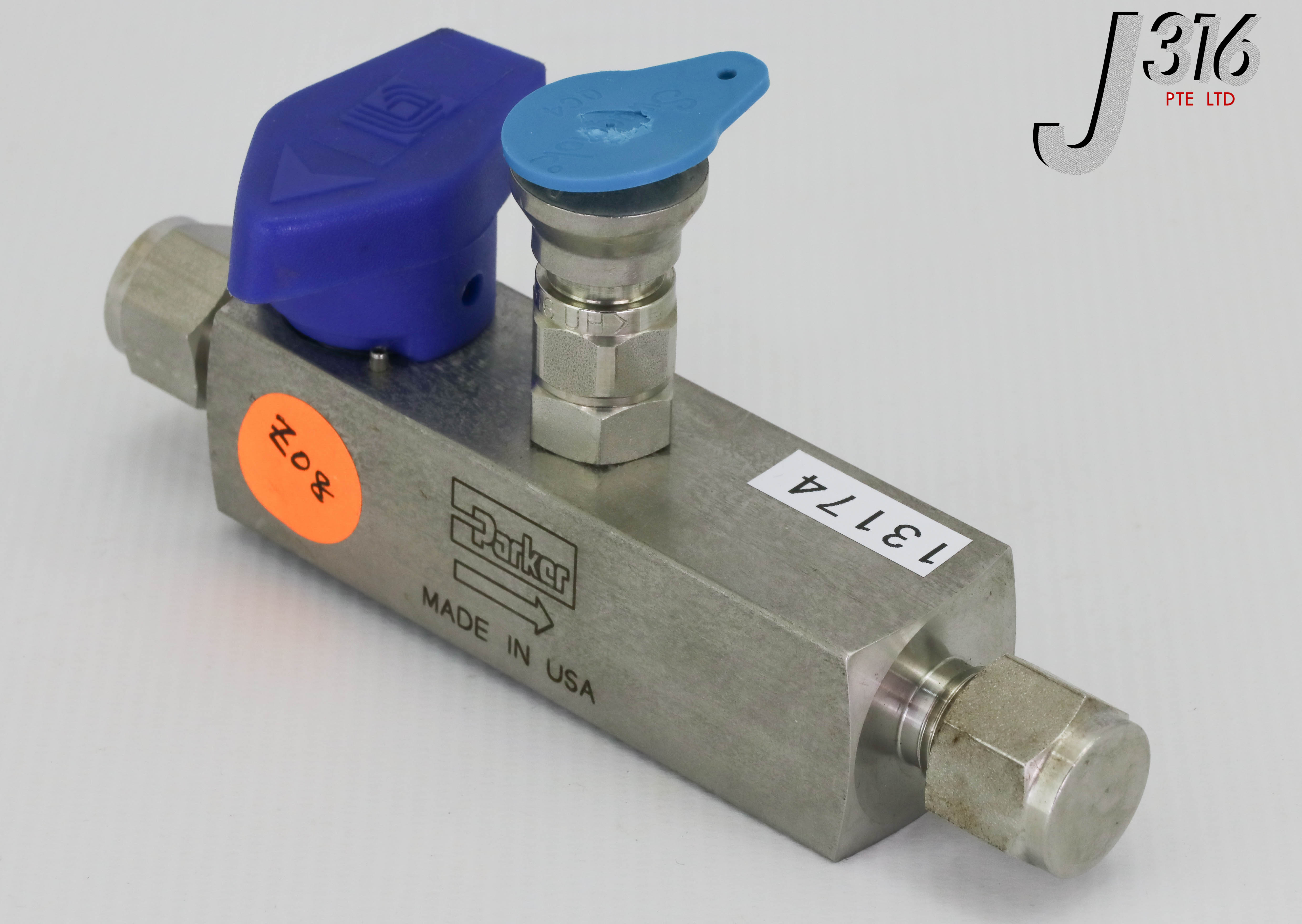 サンプル 13174 PARKER SUPPLY VALVE ASSY, MOP 150 PSIG 6A-PR6-EPRT-SS-2769